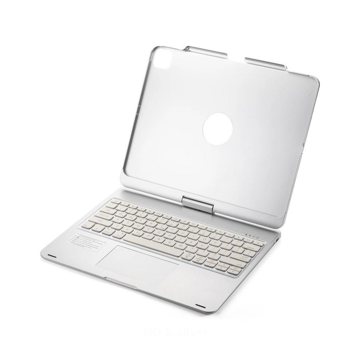 TABEPAD iPad Pro 12.9" (3-6th Gen) 2022/2021/2020/2018 keyboard - Zilver