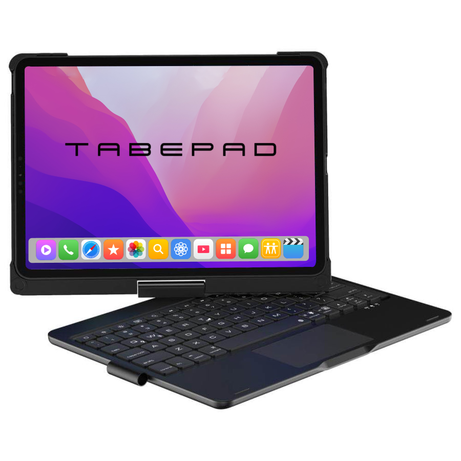 TABEPAD iPad 10.9" (10-11th Gen A16) 2022/2025 keyboard - Zwart