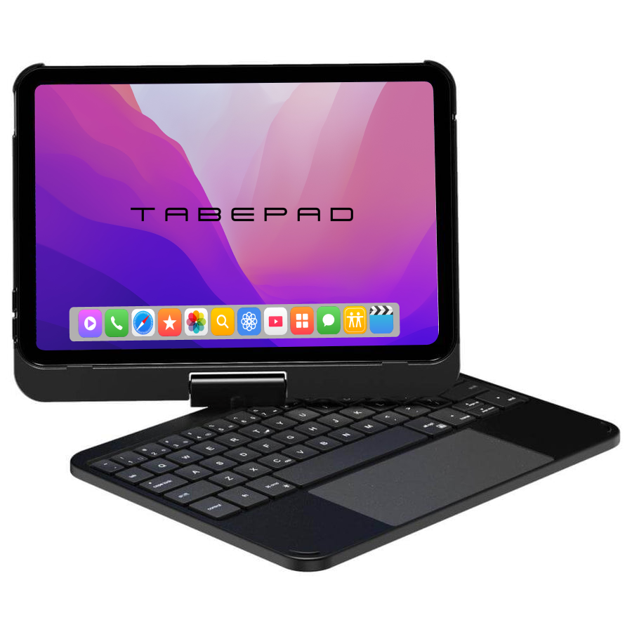 TABEPAD iPad Mini 8.3" (6-7th Gen) 2021/2024 keyboard - Zwart
