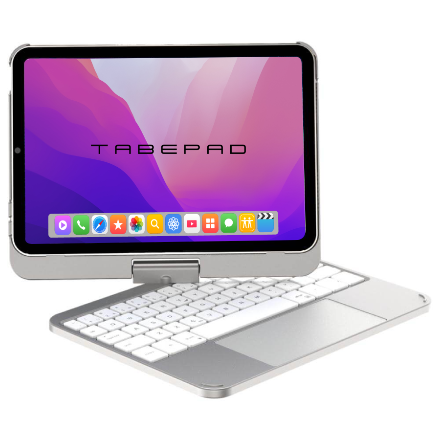 TABEPAD iPad Mini 8.3" (6th Gen) 2021 keyboard - Zilver