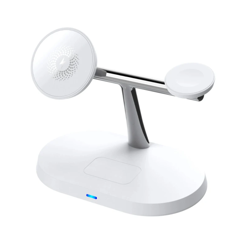 Tabepad 3-in-1 Draadloze Oplader - Wit - 15W